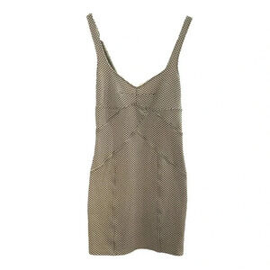 Intimately Free‎ People Slip Dress Large green polka  dots pin up feminine 60s